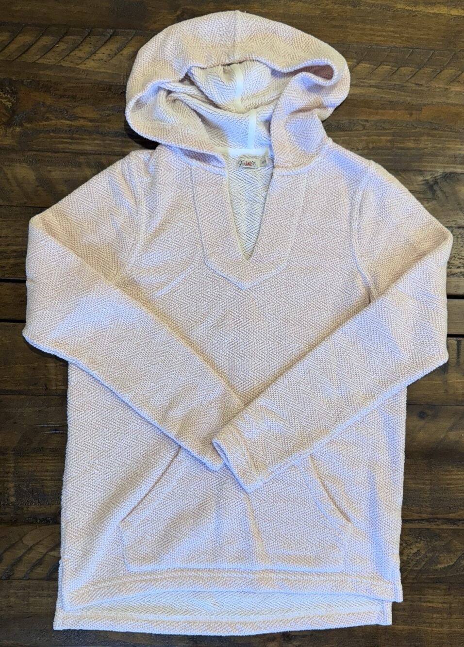 Faherty Whitewater Hoodie Women's Size XS French Terry in Light Pink
